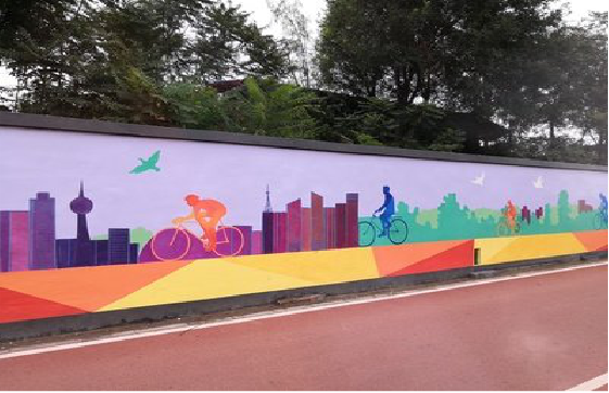 西昌墙体彩绘-围墙