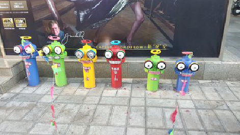 西昌商业区彩绘