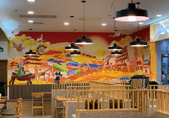 西昌商业空间彩绘介绍。