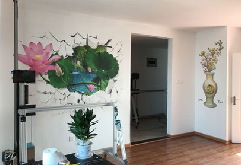 西昌墙体彩绘相比墙纸的优势。