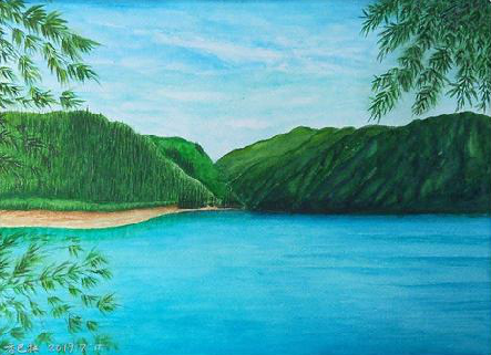 西昌在墙绘中，如何绘画绿水青山？